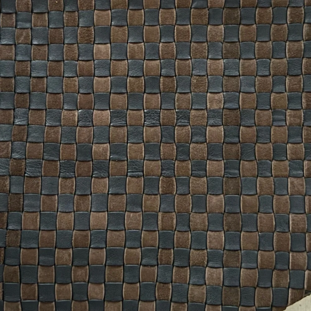 Clare V Moyen Messenger Black/Chocolate Woven Checker Bag NWT - Picture 8 of 10
